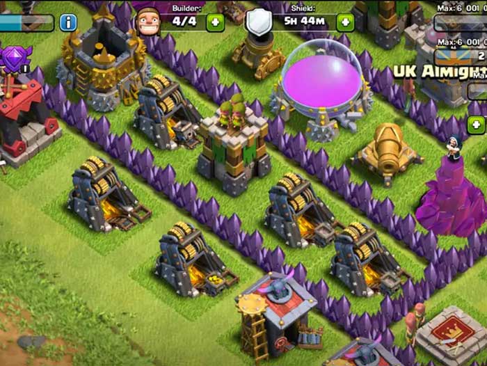 Nâng cấp khu mỏ để gia tăng khả năng sản xuất vật phẩm mỗi giờ