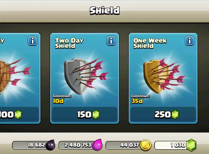 Lá chắn giúp bảo vệ ngôi làng khỏi sự tấn công của người khác