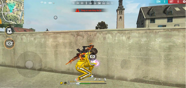 Giao diện nhân vật sử dụng hộp cứu thương