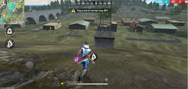 Giao diện nhân vật sử dụng mặt nạ cứu thương