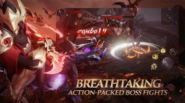 Bước vào các trận đánh boss hành động nghẹt thở