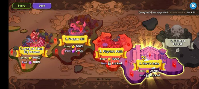 Dark Mode trong Cookie Run: Kingdom