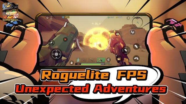 Gunfire Reborncho bạn trải nghiệm cuộc phiêu lưu FPS Roguelike