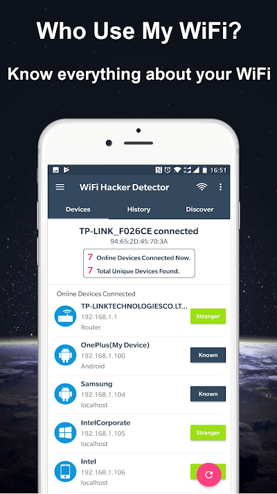 WiFi Detector giúp phát hiện xem ai đang trong mạng Wifi nhà bạn