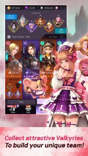 Thu thập các Valkyrie và xây dựng đội độc đáo của bạn