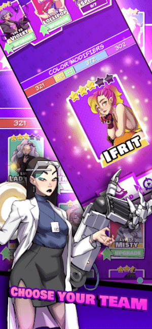 Chọn các siêu anh hùng và tạo thành đội của bạn trong game Agency of Heroes 