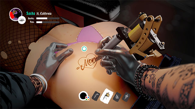 Ink Studio mô phỏng chân thực công việc của 1 thợ xăm hình nghệ thuật