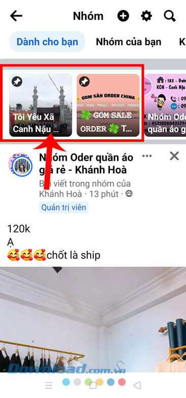 Nhóm quan trọng đã được ghim