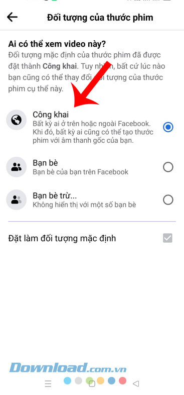 Thiết lập quyền riêng tư