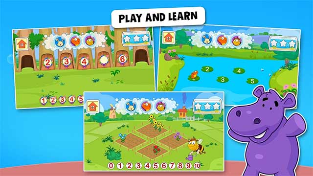 Game sẽ trẻ các kỹ năng toán học cơ bản như đếm, viết số và hiểu các thứ tự các số