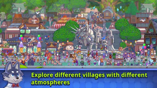 Khám phá các ngôi làng khác nhau với bầu không khí khác nhau trong game Pepper : The Food Truck Hero