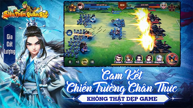Game chiến thuật Siêu Thần Quân Sư 