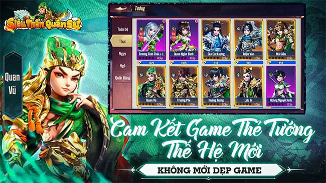 Game Siêu Thần Quân Sư miễn phí 