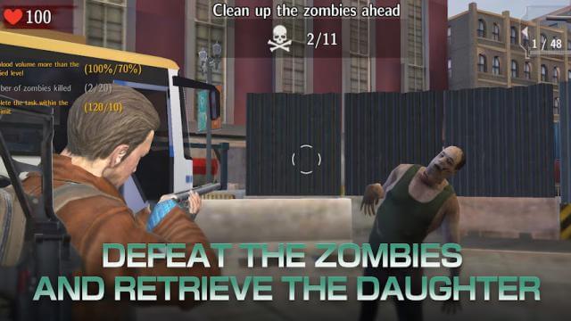 Tiêu diệt zombie và cứu con gái
