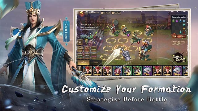 Tùy chỉnh đội hình và lựa chọn chiến lược phù hợp nhất trong Dynasty Origins: Conquest game