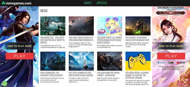 Mmogames còn cung cấp tin tức, bài viết và đánh giá liên quan đến game MMO