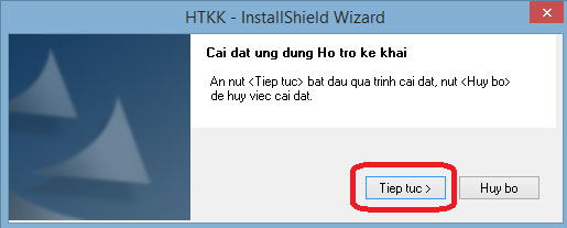 Cài đặt phần mềm HTKK
