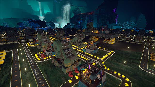 Xây dựng thành phố công nghiệp hiện đại trong game Techtonica