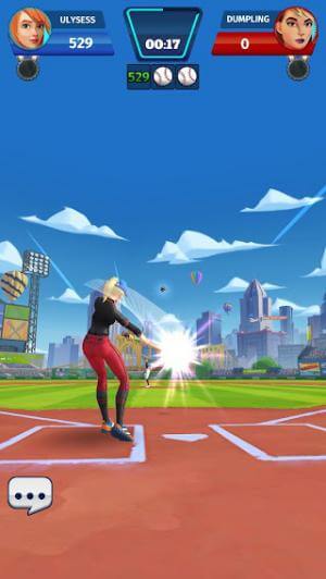 Thể hiện kỹ năng ném bóng và đánh bóng của bạn trong game Baseball Club 