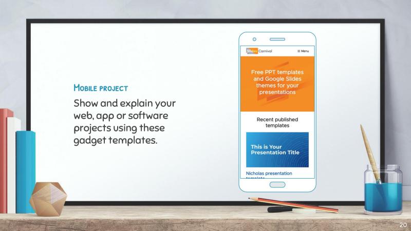 Education Whiteboard Slides slide 20