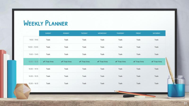 Education Whiteboard Slides slide 35