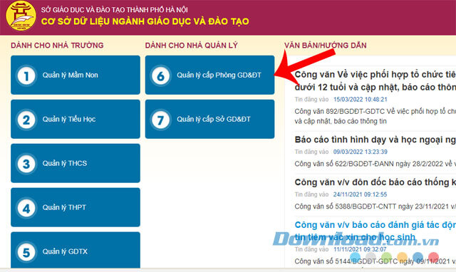 Chọn khối giáo dục