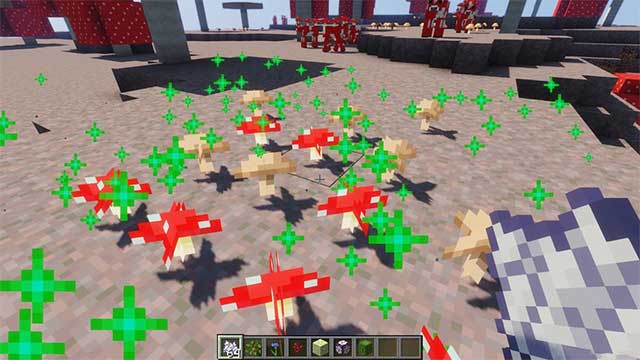 Universal Bone Meal Mod 1.18.2 sẽ đưa vào Minecraft các cách sử dụng Bone Meal