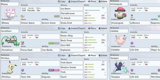 Xây dựng một đội quân Pokemon tùy chỉnh theo ý thích
