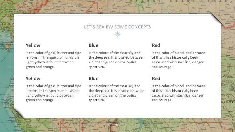Vintage Geography Presentation Template slide 18