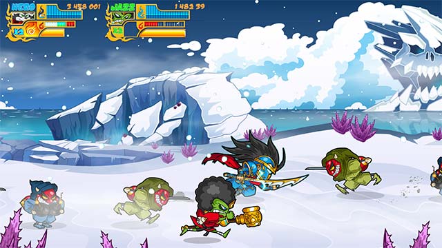 Tốc độ và sự khéo léo là chìa khóa giúp bạn thành công trong game Jitsu Squad