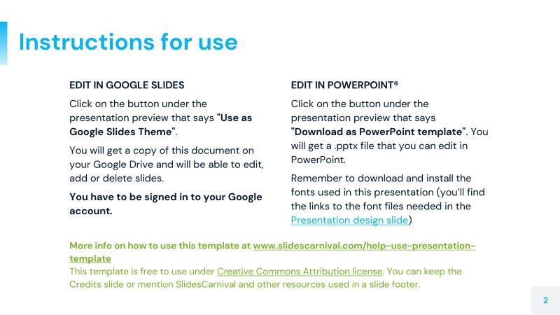 Minimal Medical Presentation Template slide 2