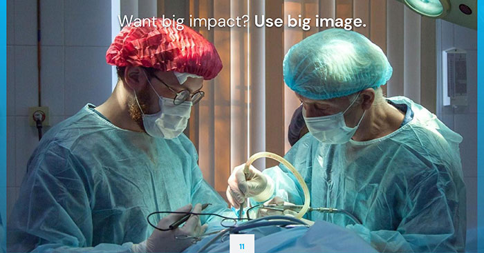 Minimal Medical Presentation Template là một mẫu slide thuyết trình về y tế, sức khỏe