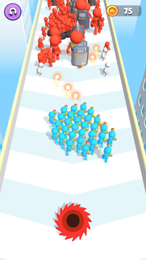 Tăng quân đội và bắn kẻ địch trong game They Are Coming 