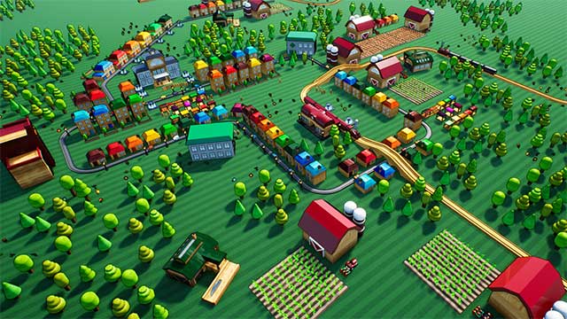 Xây thành phố đồ chơi sống động, đầy màu sắc trong game Blockville