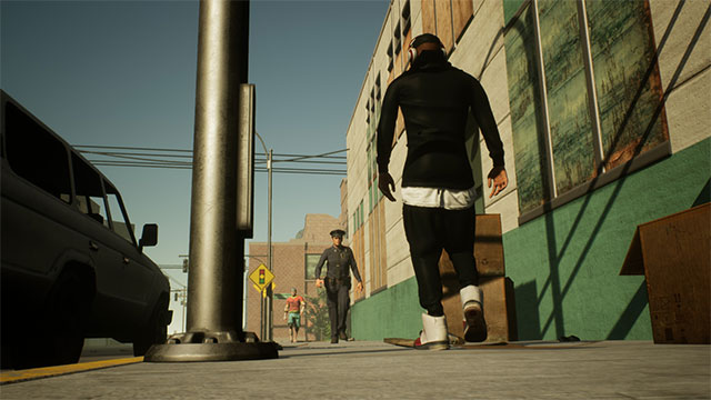 Kẻ thù số 1 của bạn trong Hooligan Simulator game là cảnh sát