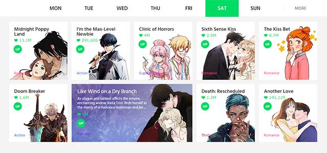 Webtoon là một cộng đồng tuyệt vời cho các mangaholic