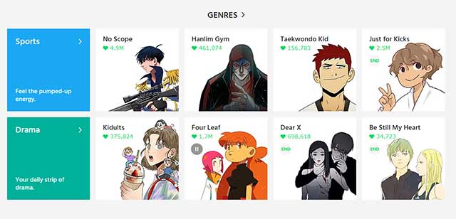 Bạn có thể khám phá hàng nghìn bộ truyện thuộc các thể loại đa dạng