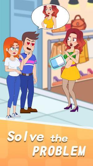 Giải quyết vấn đề trong nhiều tình huống hài hước trong game Brain Girl Love Diary 