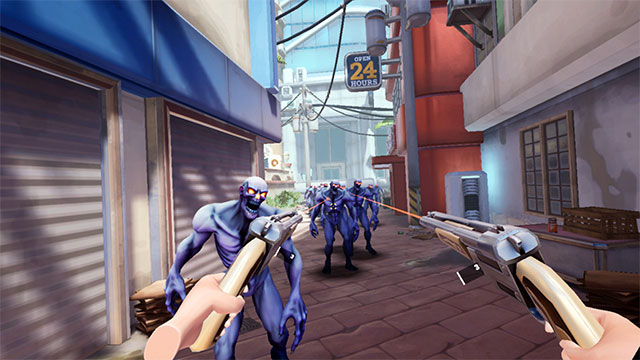 Trải nghiệm Monster Showdown Demo cho Oculus Quest 2 trên cửa hàng Sidequest