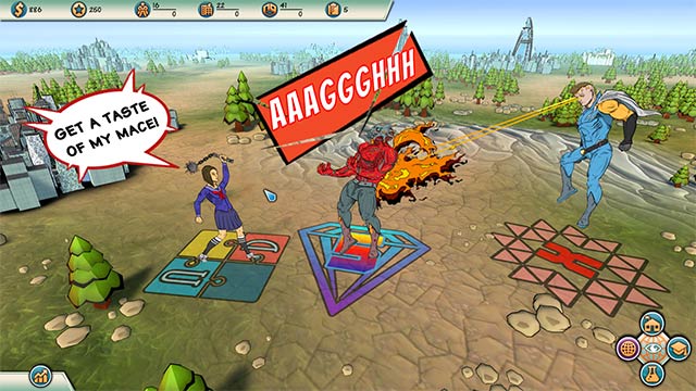 Huấn luyện siêu anh hùng trẻ tuổi các loạt kỹ năng, khả năng mới