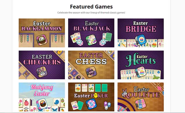 247 Games là web game cổ điển với các trò chơi chủ yếu là thẻ bài, mạt chược,...