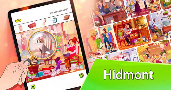 Hidmont cho Android1.0.54Game tìm đồ vật ẩn, thử tài tinh mắt