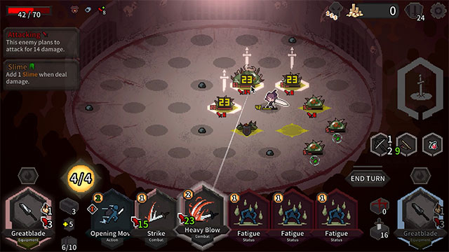 Alina of the Arena là game đấu thẻ bài phong cách Rogue-lite kết hợp sinh tồn độc lạ