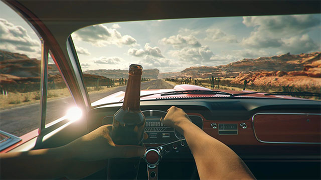 Lái xe vòng quanh nước Mỹ trong game Route 66 Simulator