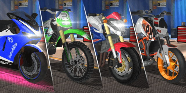 Rất nhiều chiếc moto khác nhau tuyệt đẹp