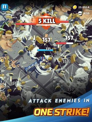 Dungeon of Gods cho bạn tấn công nhiều kẻ thù với một đòn đánh