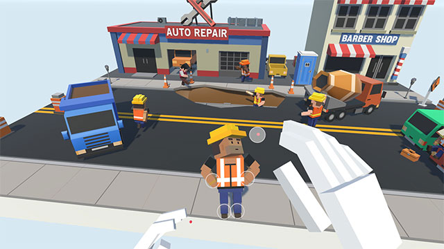 Tùy chỉnh con người và các đối tượng trong thế giới Tiny Town VR sống động