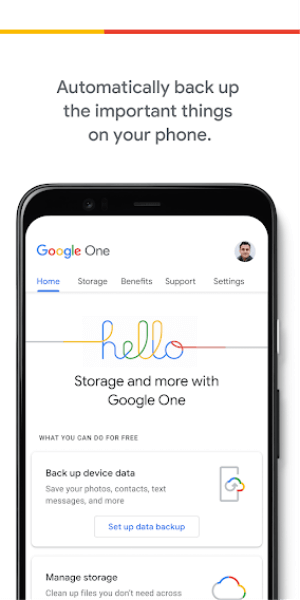 Google One tự động sao lưu những thứ quan trọng trên điện thoại của bạn