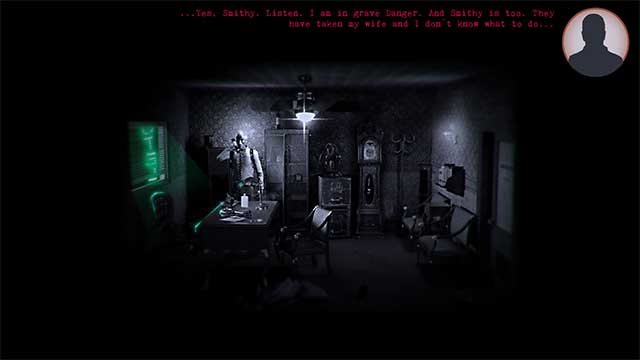 Đồ họa cổ điển theo phong cách đen trắng, mang đến bầu không khí kỳ bí và đen tối