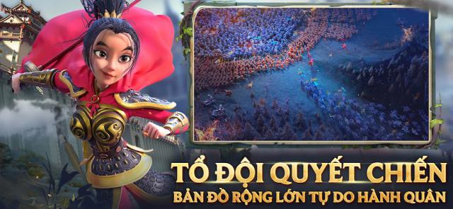 Chiến đấu tổ đội trên bản đồ thế giới rộng lớn